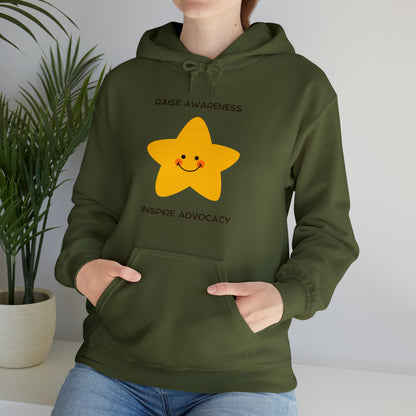 Unisex Hooded Sweatshirt - Raise Awareness, Inspire Advocacy