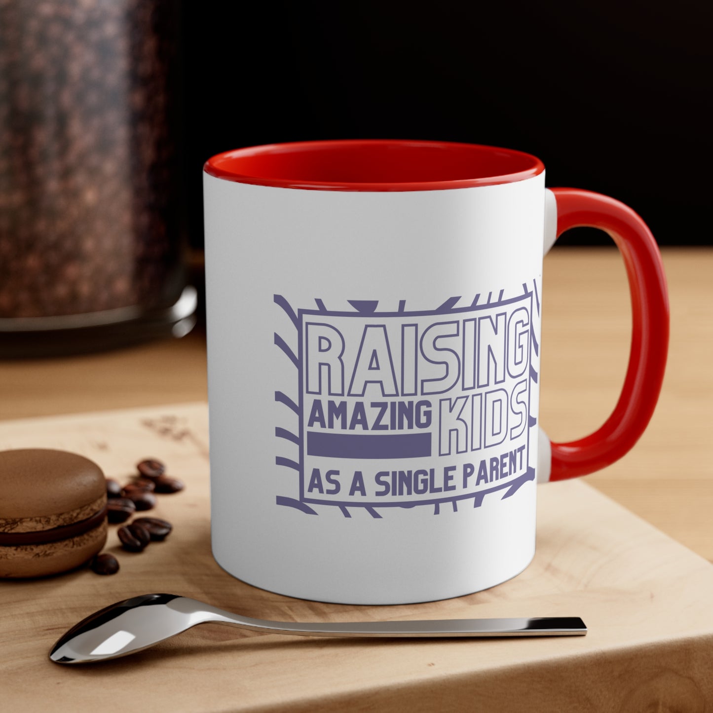 Accent Coffee Mug - Raising Amazing Kids as a Single Parent