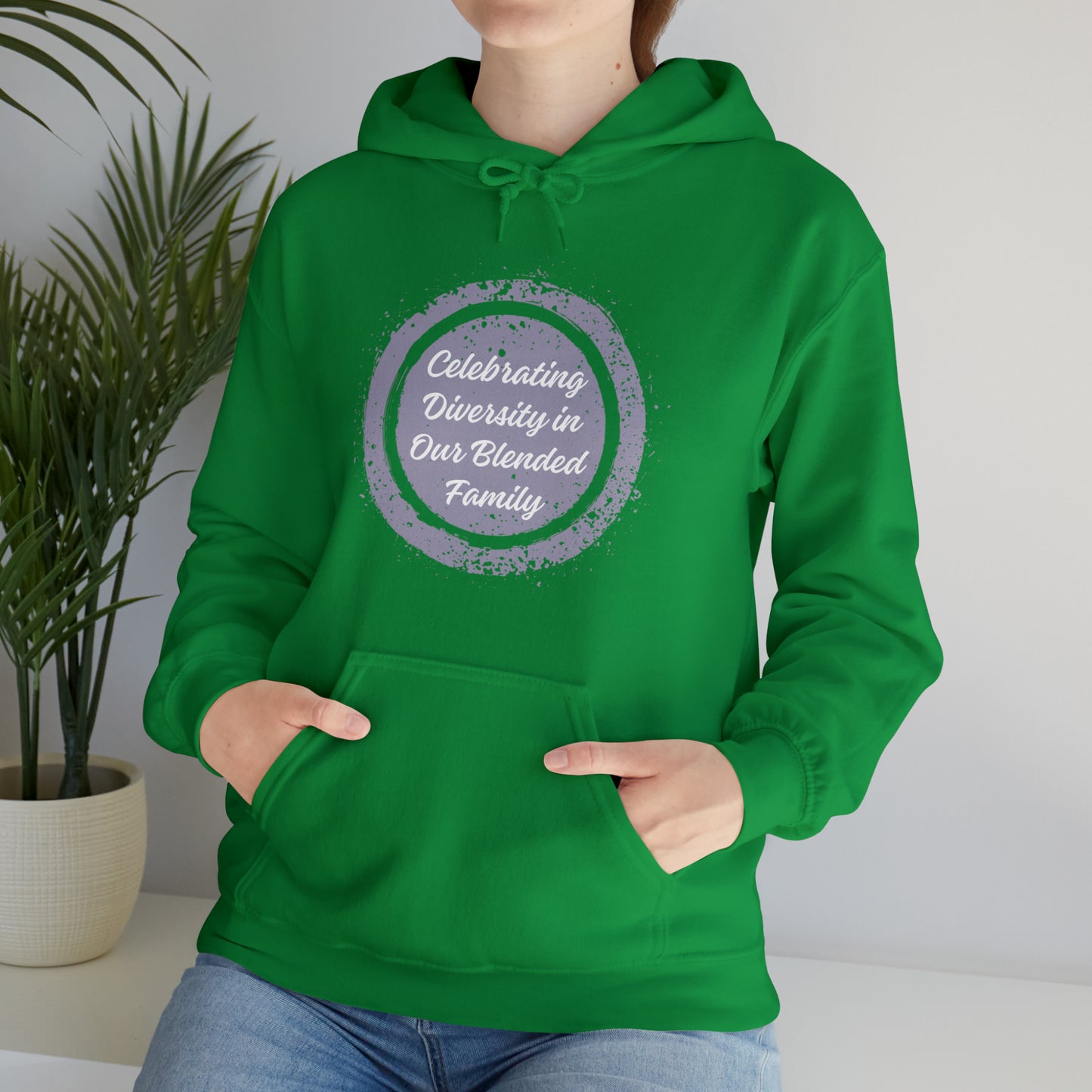 Unisex Hooded Sweatshirt - Celebrating Diversity in Our Blended Family