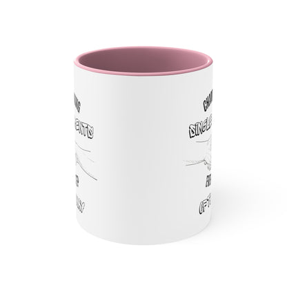 Accent Coffee Mug - Championing Single Parents, Every Step of the Way