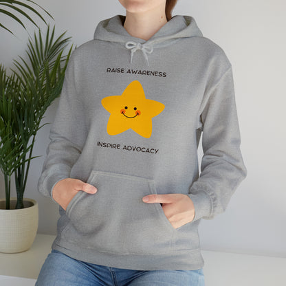 Unisex Hooded Sweatshirt - Raise Awareness, Inspire Advocacy