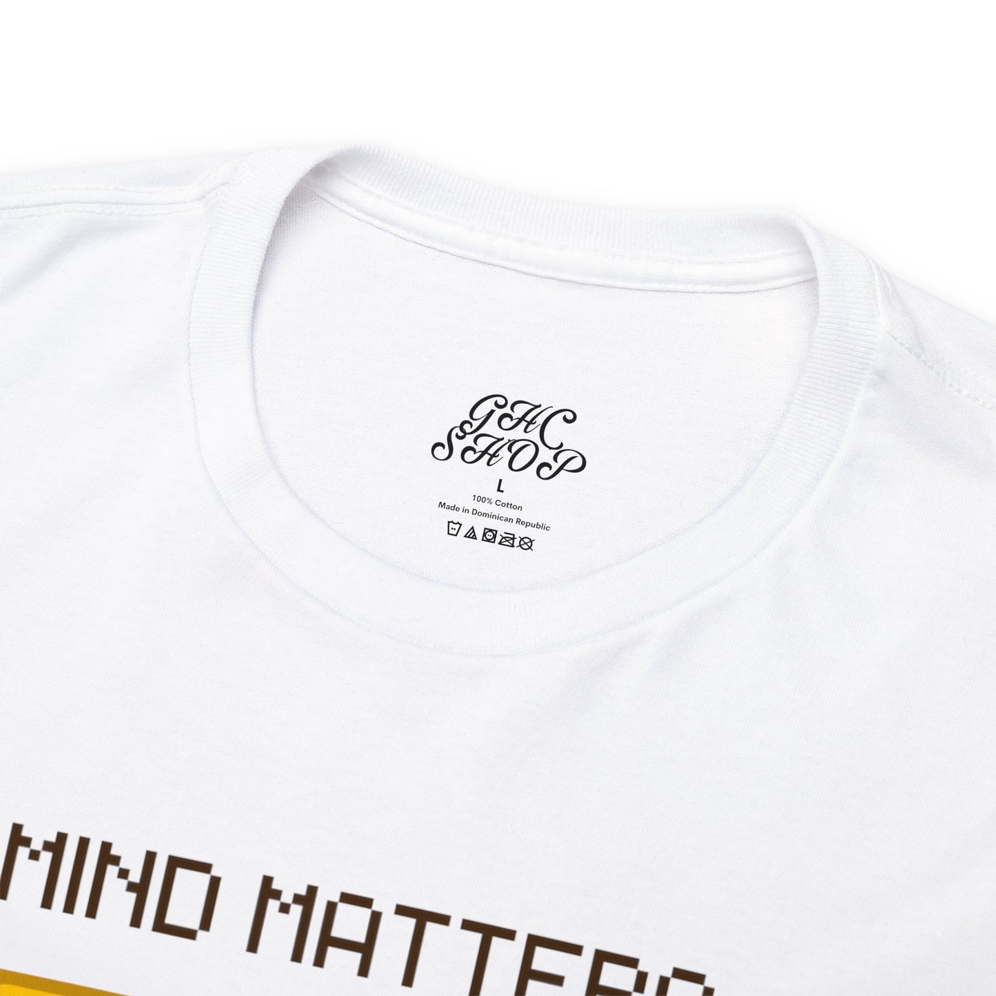 Unisex Heavy Cotton Tee - Mind Matters: Let's Prioritize Mental Wellness Together