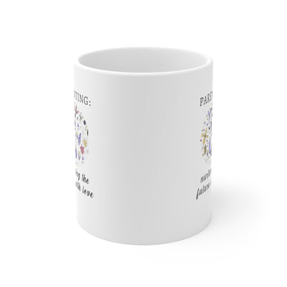 Accent Coffee Mug - Parenting: Nurturing the Future with Love