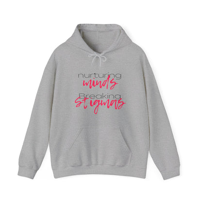 Unisex Hooded Sweatshirt - Nurturing Minds, Breaking Stigmas