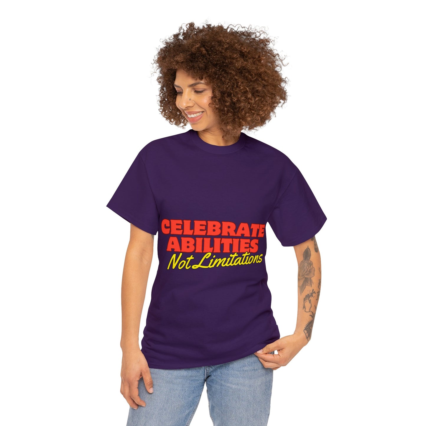 Unisex T-Shirt - Celebrate Abilities, Not Limitations