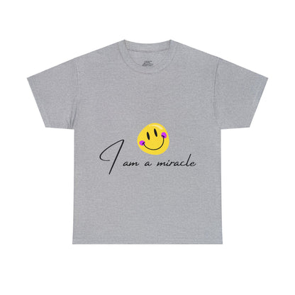 Unisex Heavy Cotton Tee - I am a miracle