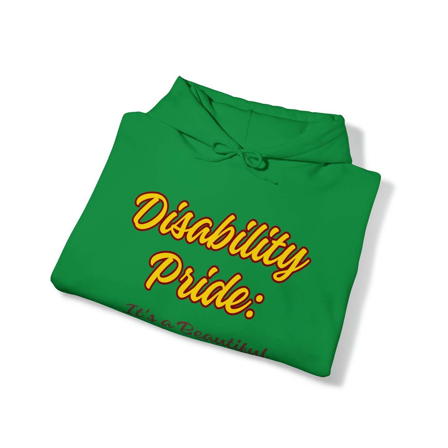 Unisex Hooded Sweatshirt - Disability Pride: It's a Beautiful Spectrum