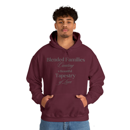 Unisex Hooded Sweatshirt - Blended Families: Creating a Beautiful Tapestry of Love