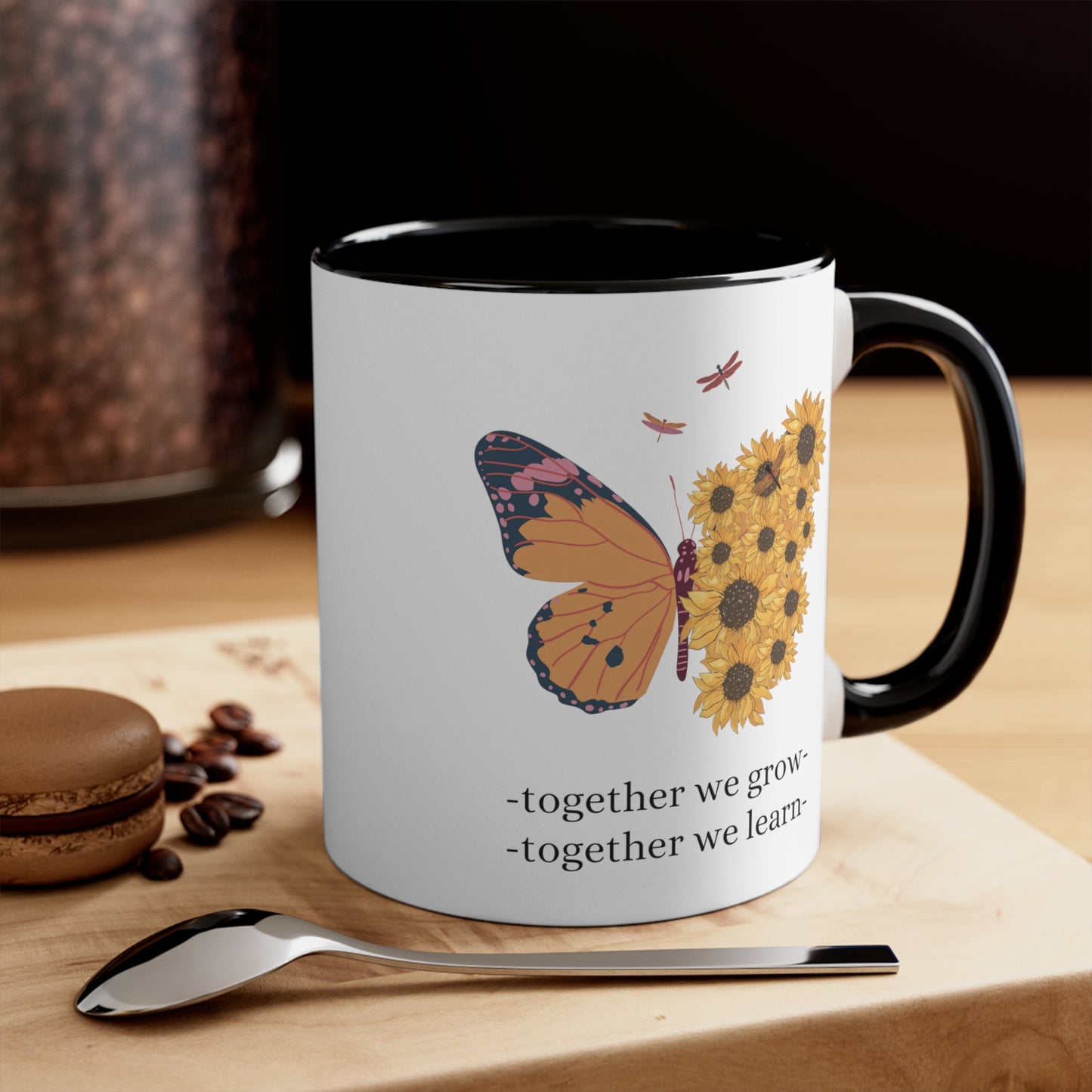 Accent Coffee Mug - Together We Grow, Together We Learn