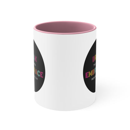 Accent Coffee Mug - Break the Stigma, Embrace Mental Health