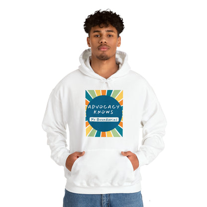 Unisex Hooded Sweatshirt - Advocacy Knows No Boundaries