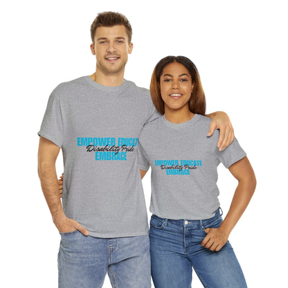 Unisex T-Shirt - Empower, Educate, Embrace Disability Pride