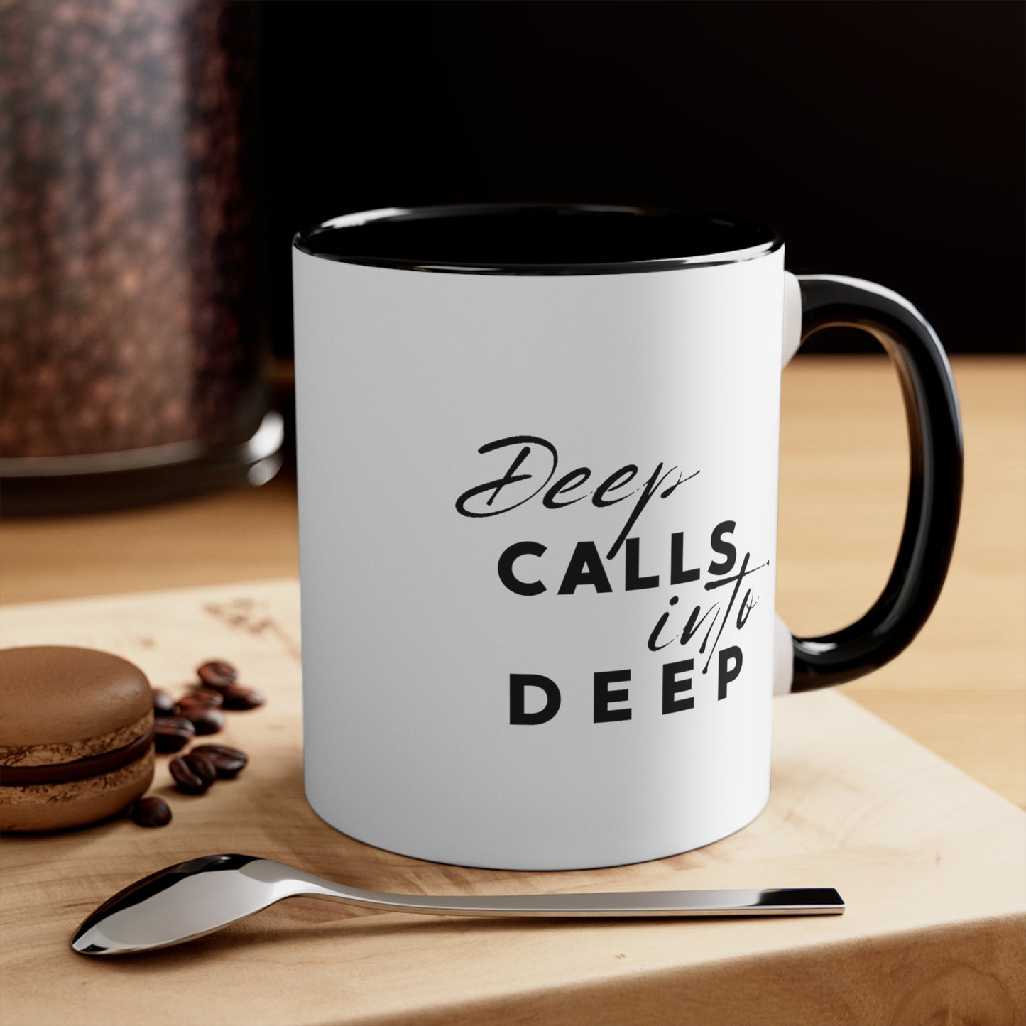 Accent Coffee Mug - Deep calls into deep