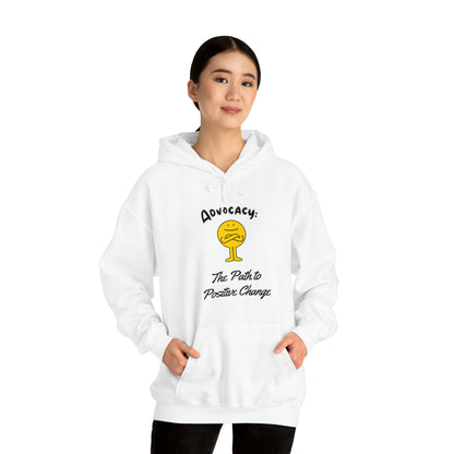 Unisex Hooded Sweatshirt - Advocacy: The Path to Positive Change