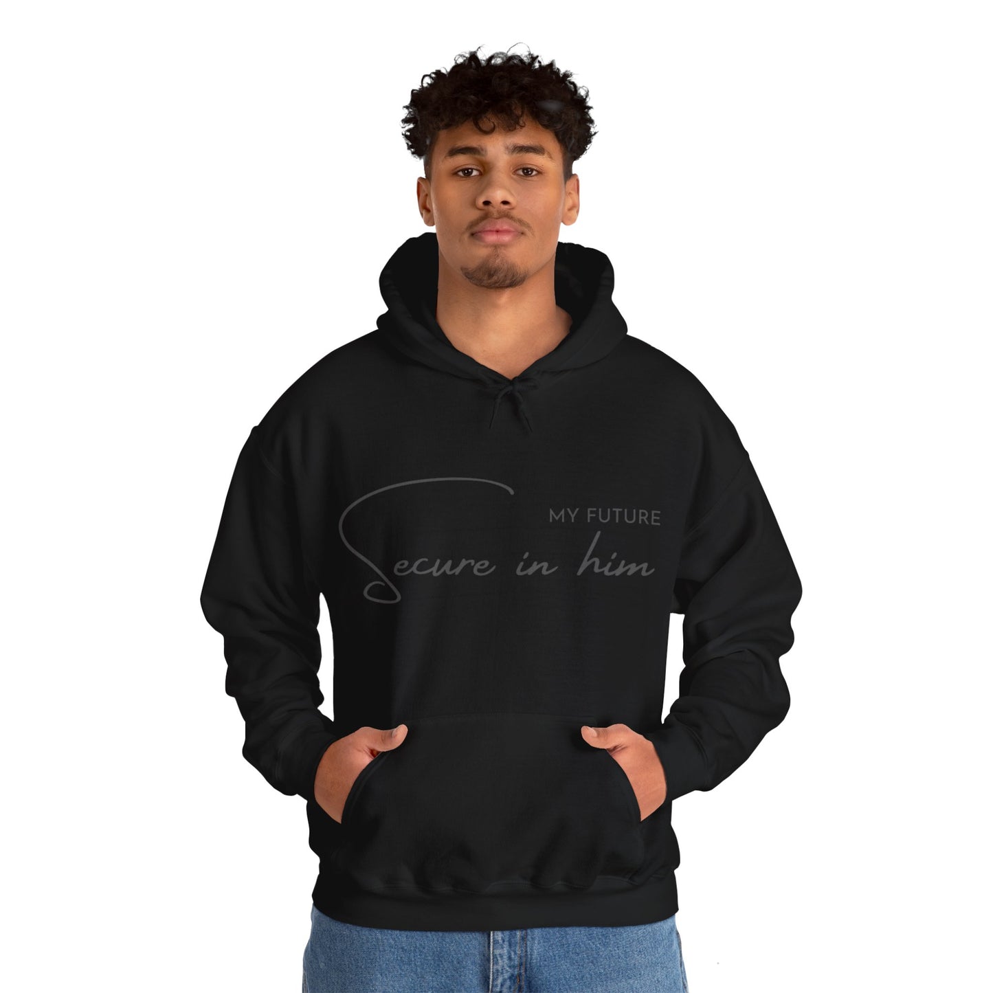 Unisex Hooded Sweatshirt - My future secure in Him