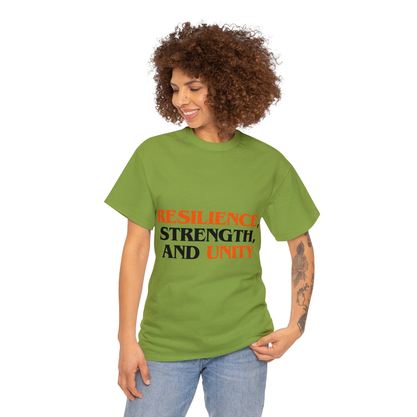 Unisex T-Shirt - Resilience, Strength, and Unity