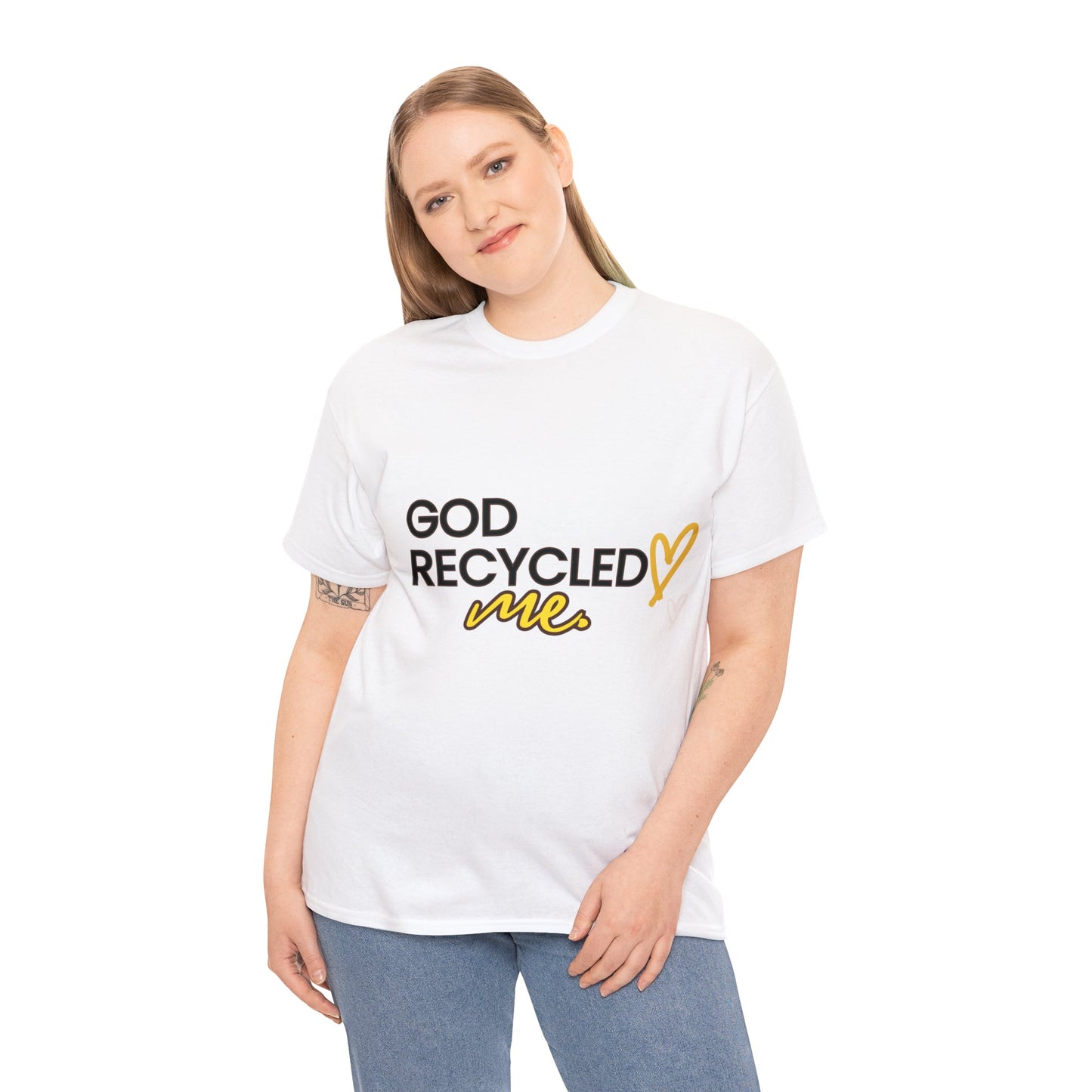 Unisex Heavy Cotton Tee - God recycled me