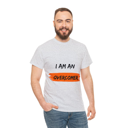 Unisex Heavy Cotton Tee -  I am an overcomer