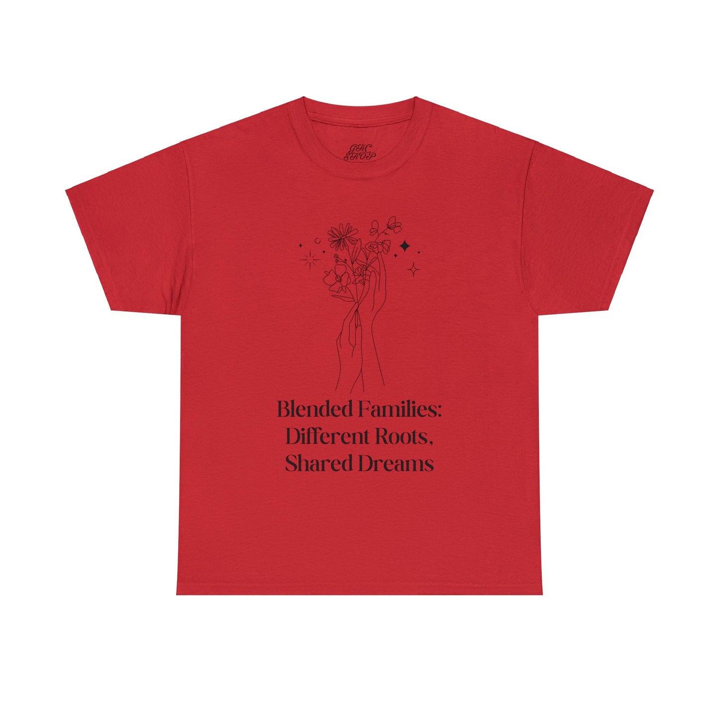 Unisex T-Shirt - Blended Families: Different Roots, Shared Dreams