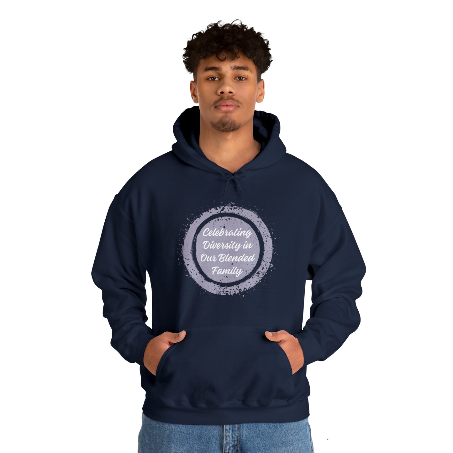 Unisex Hooded Sweatshirt - Celebrating Diversity in Our Blended Family