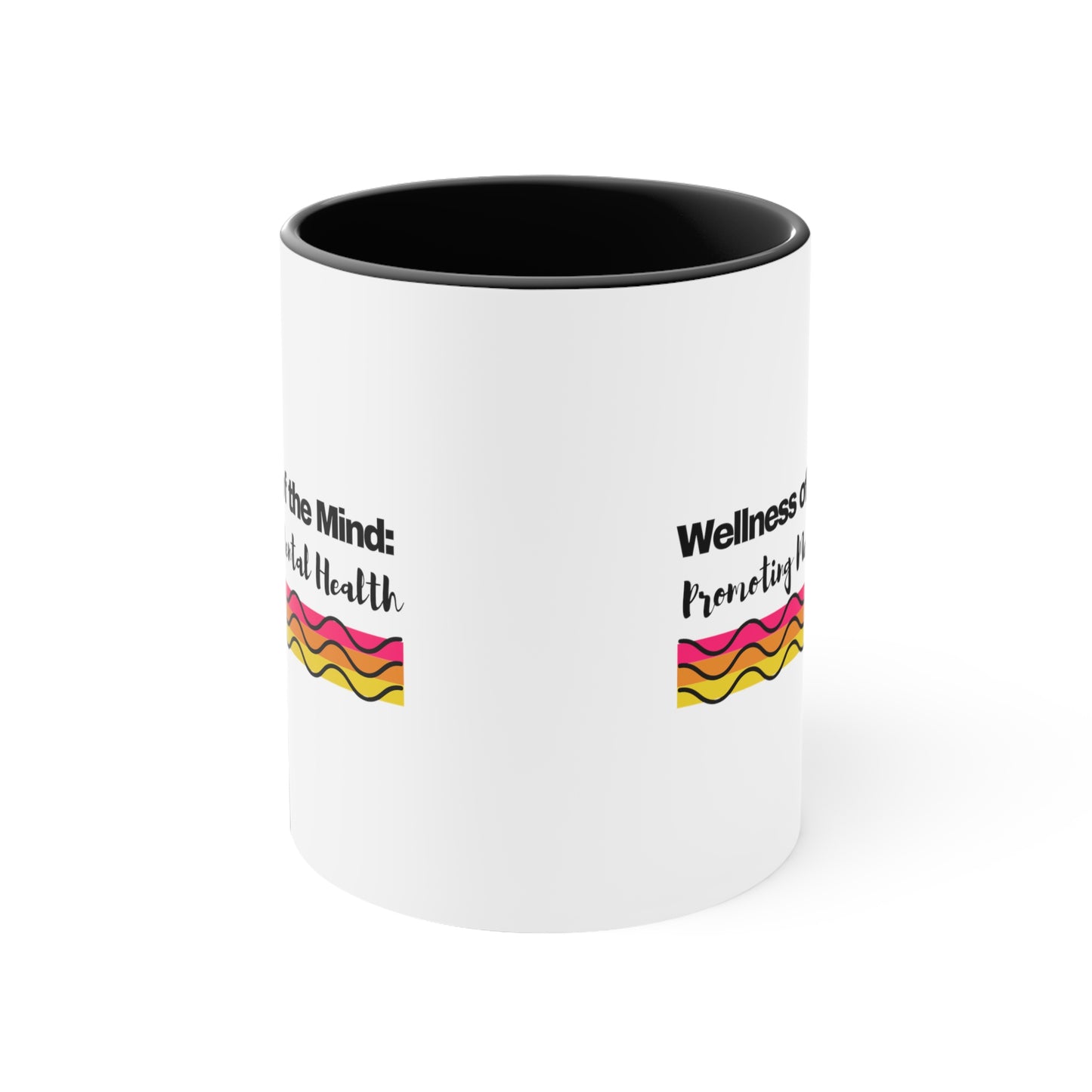 Accent Coffee Mug - Wellness of the Mind: Promoting Mental Health