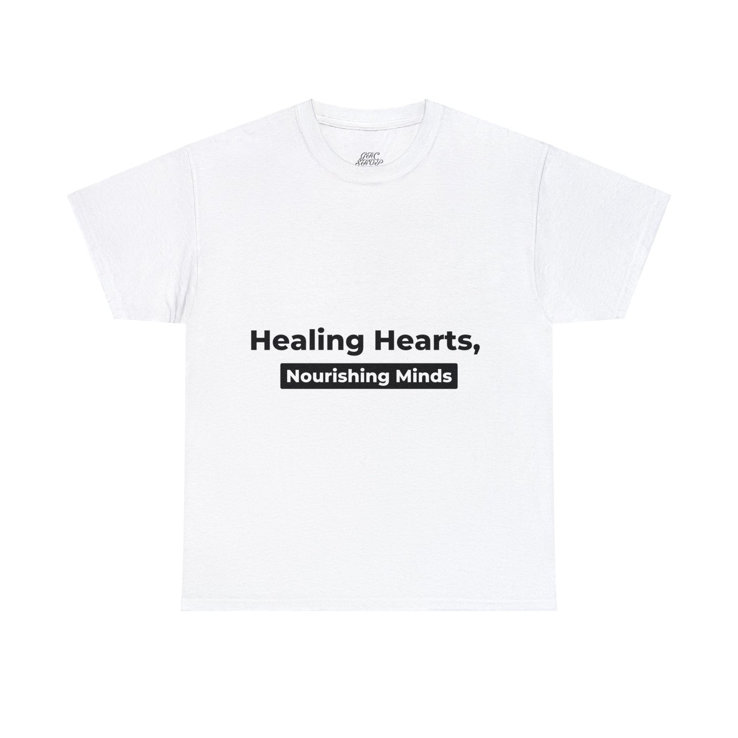 Unisex Heavy Cotton Tee - Healing Hearts, Nourishing Minds