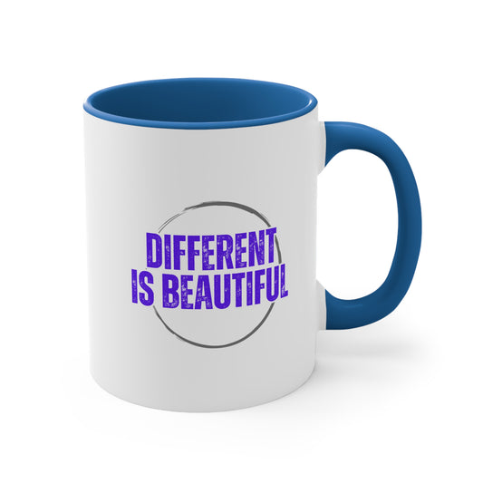 Accent Coffee Mug - Different is Beautiful