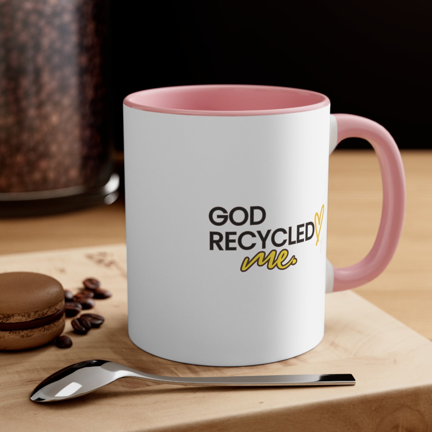 Accent Coffee Mug - God recycled me