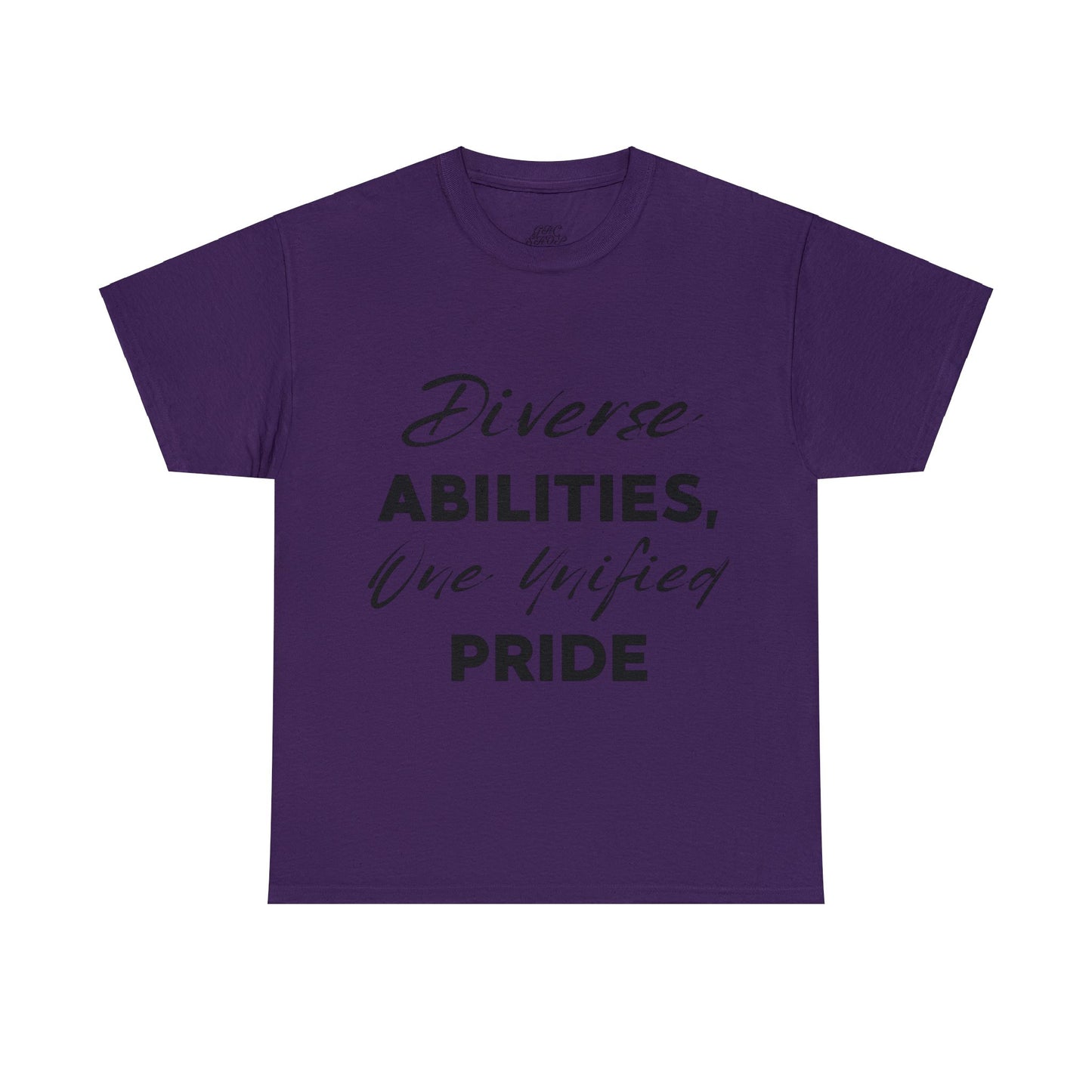 Unisex T-Shirt - Diverse Abilities, One Unified Pride