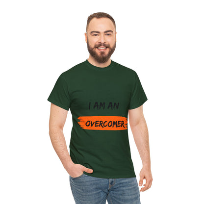 Unisex Heavy Cotton Tee -  I am an overcomer