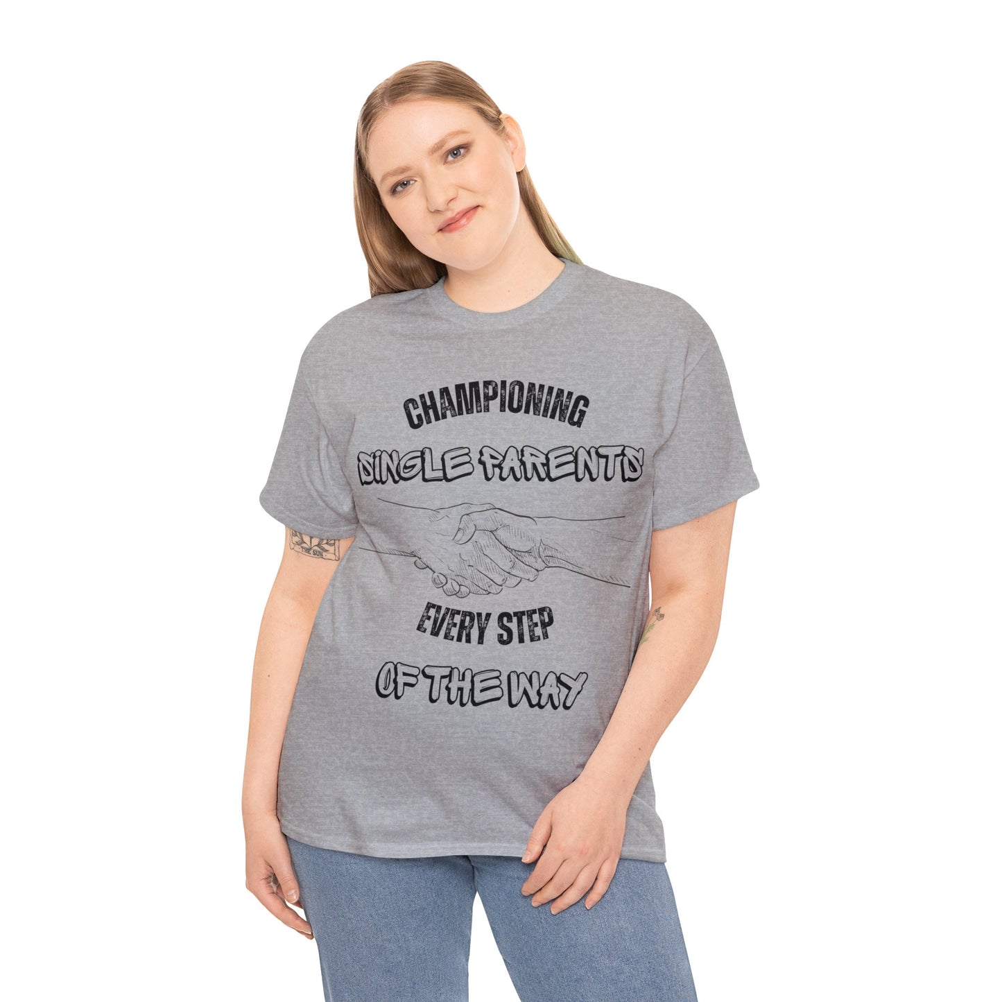 Unisex T-Shirt - Championing Single Parents, Every Step of the Way