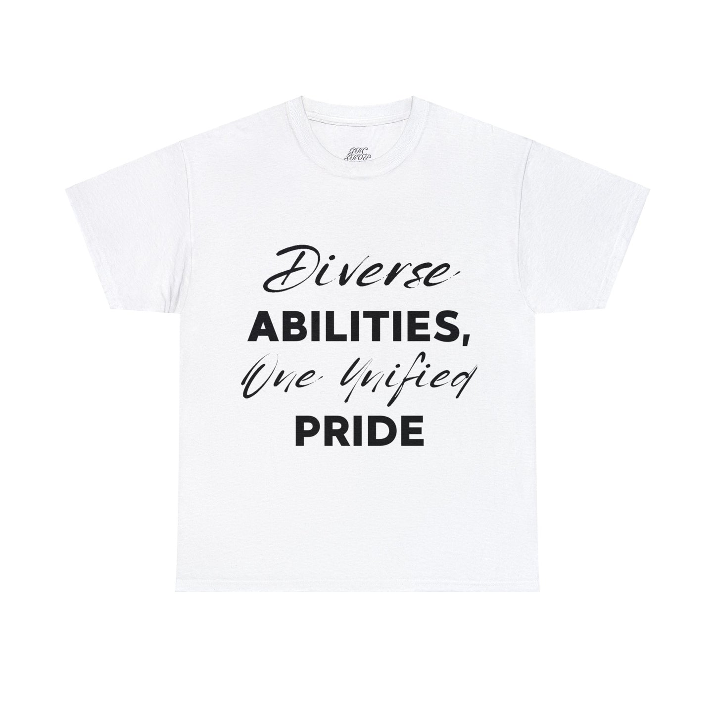 Unisex T-Shirt - Diverse Abilities, One Unified Pride