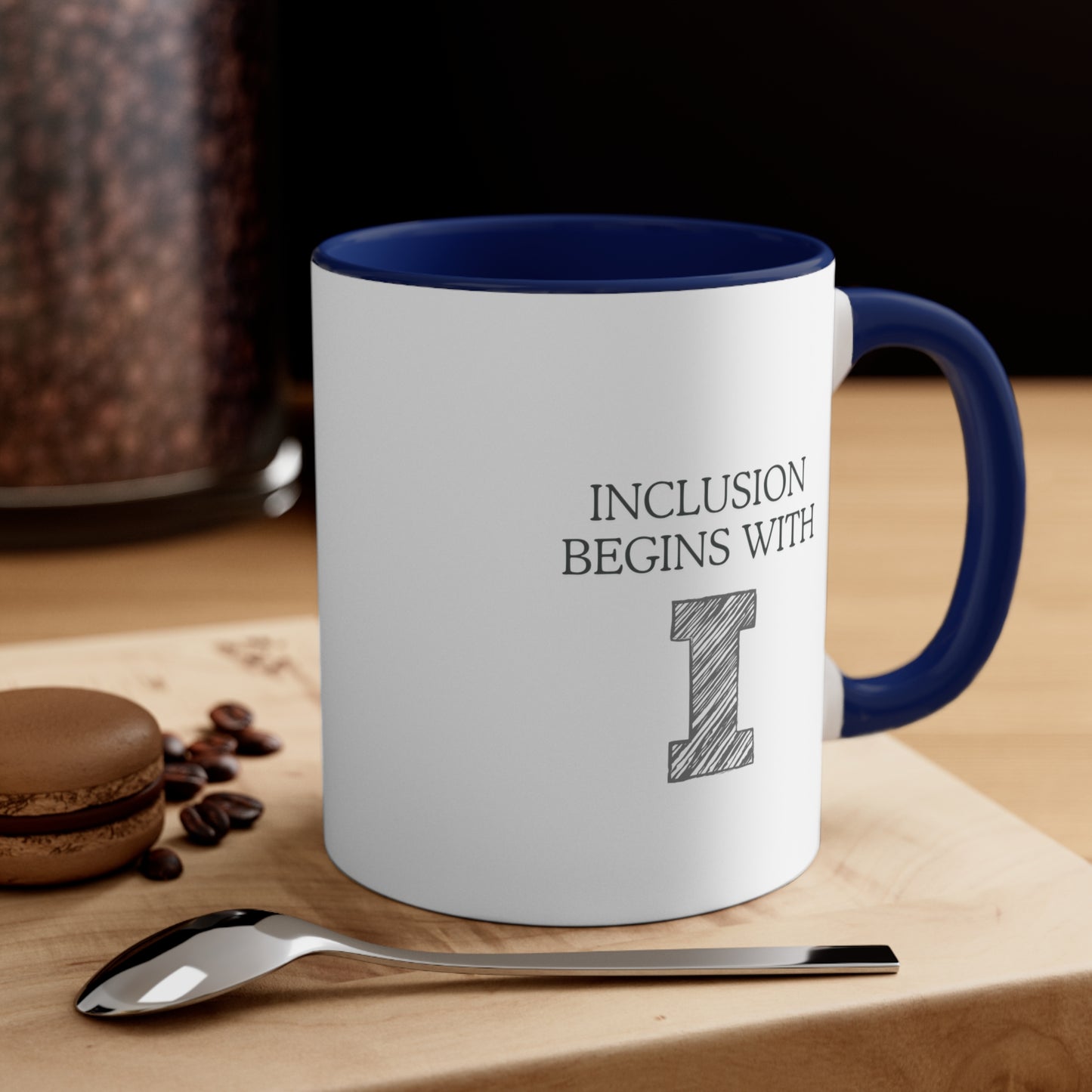 Accent Coffee Mug - Inclusion Begins with I