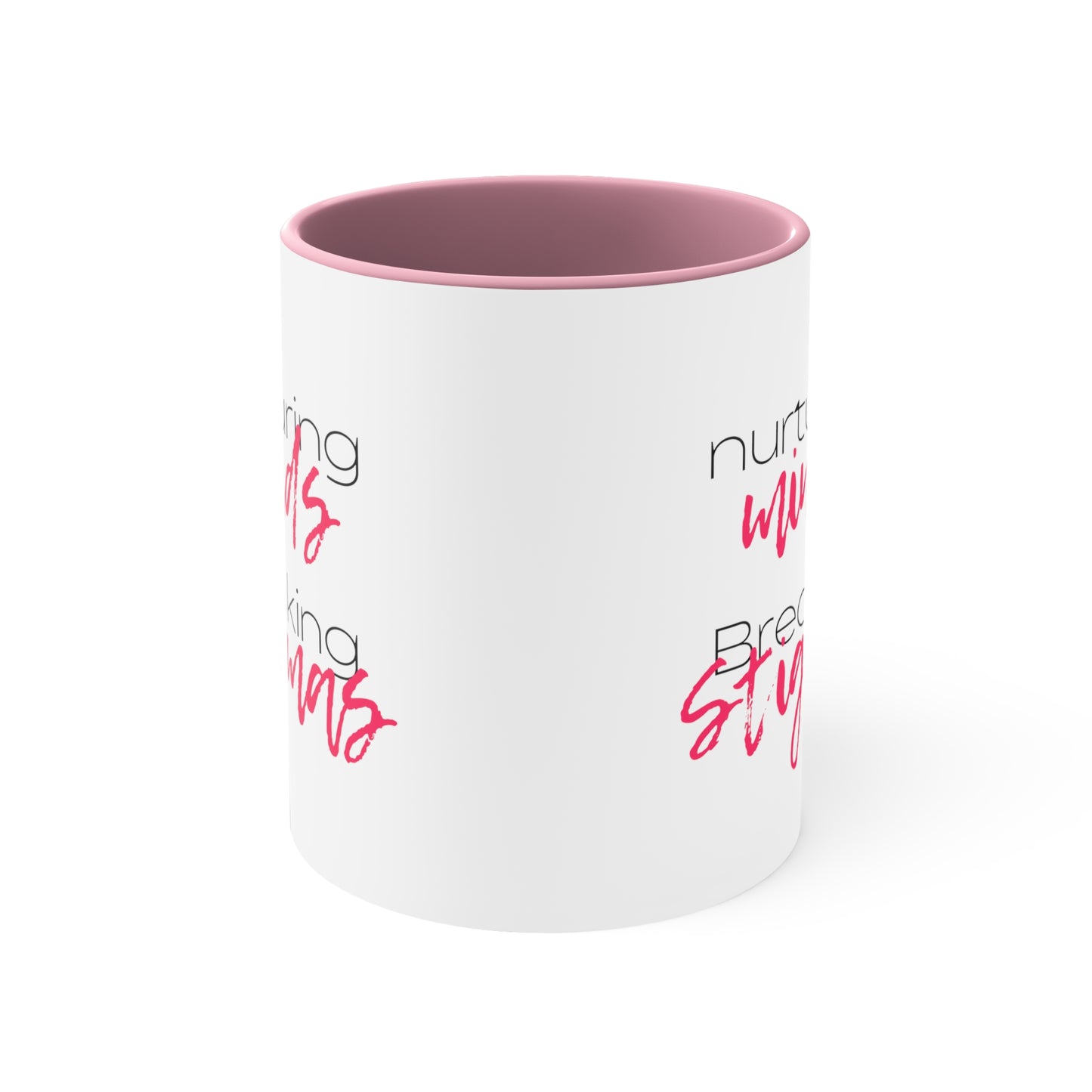 Accent Coffee Mug - Nurturing Minds, Breaking Stigmas