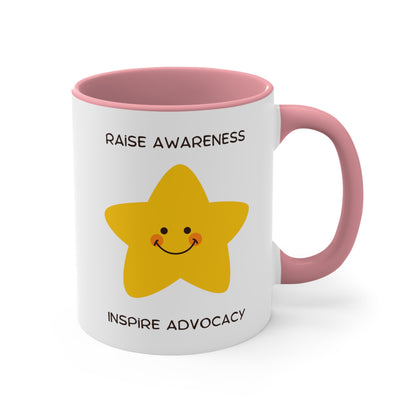 Accent Coffee Mug - Raise Awareness, Inspire Advocacy