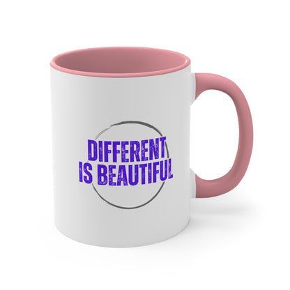 Accent Coffee Mug - Different is Beautiful