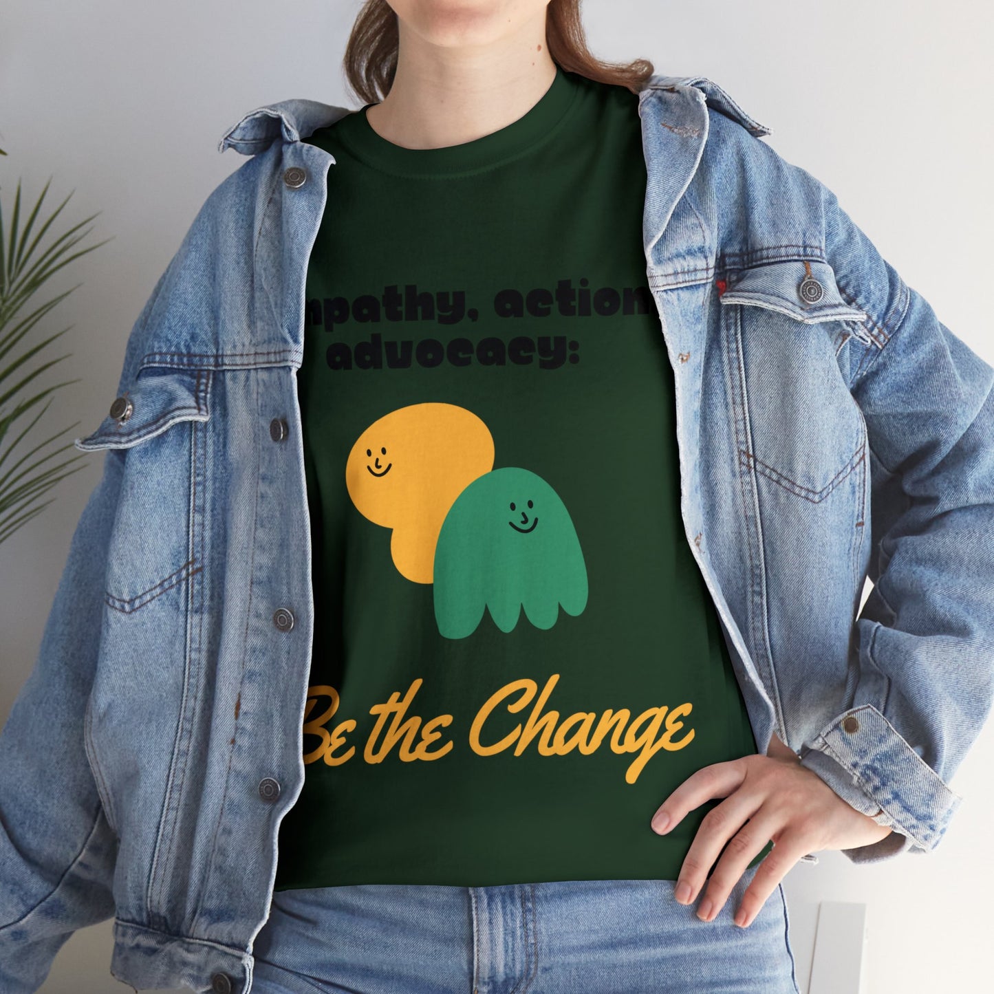 Unisex T-Shirt - Empathy, Action, Advocacy: Be the Change