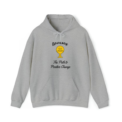 Unisex Hooded Sweatshirt - Advocacy: The Path to Positive Change