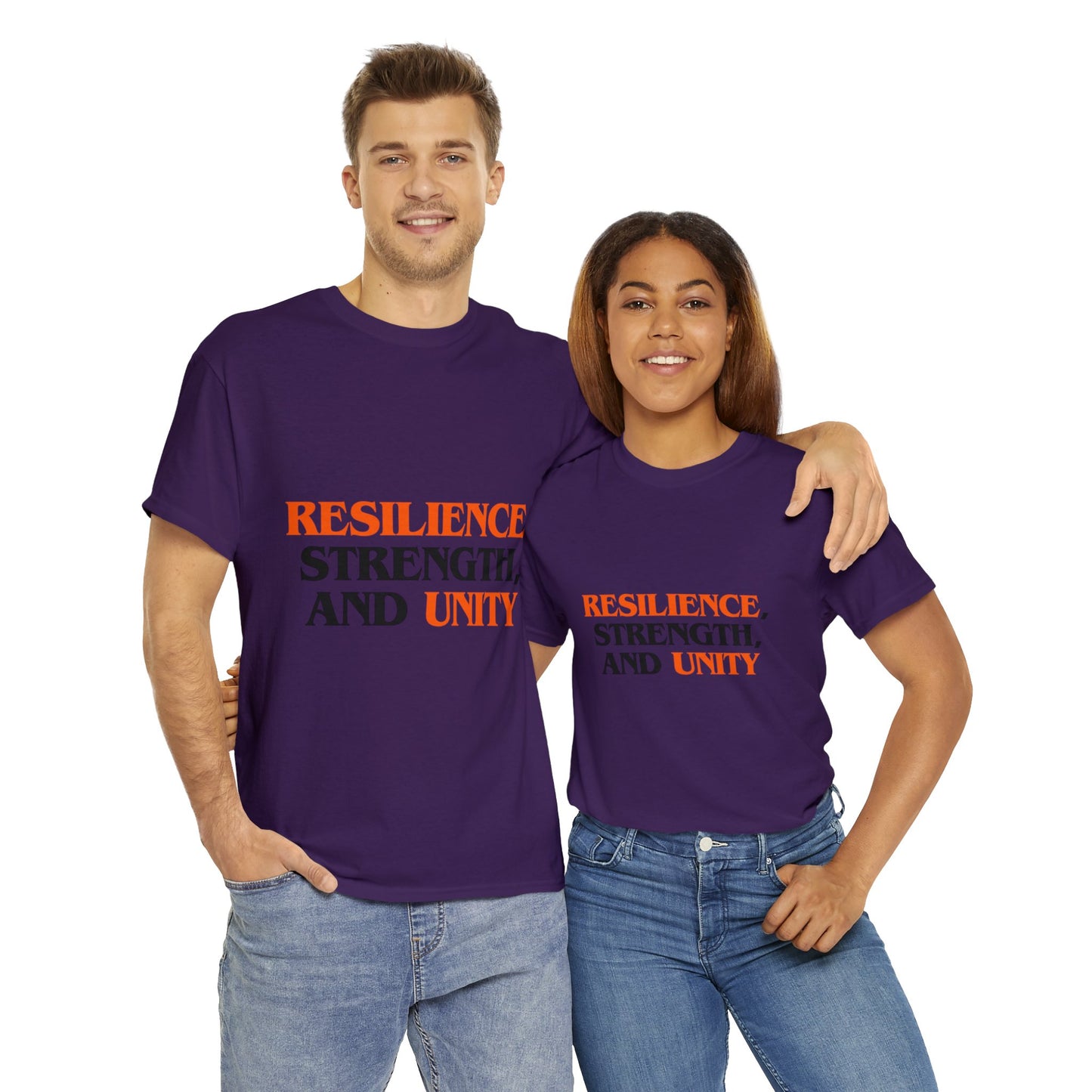 Unisex T-Shirt - Resilience, Strength, and Unity