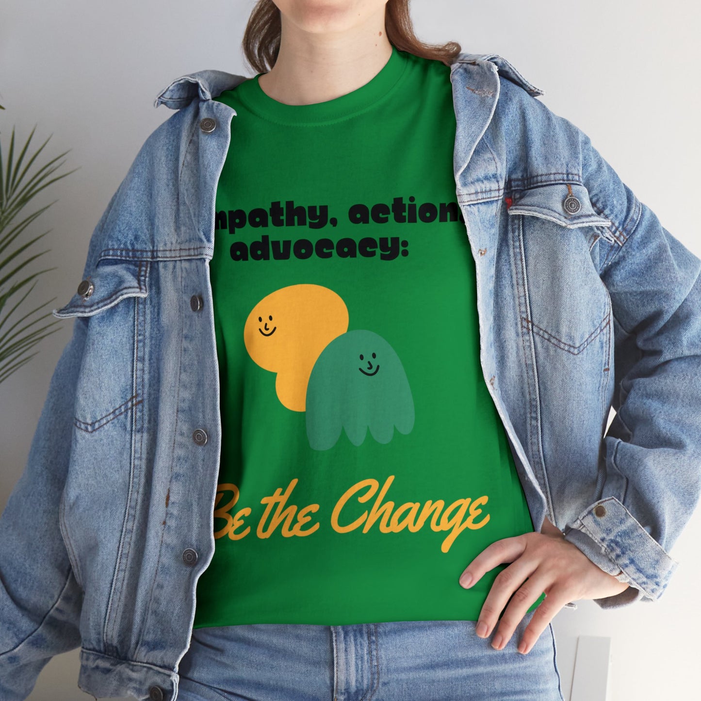 Unisex T-Shirt - Empathy, Action, Advocacy: Be the Change