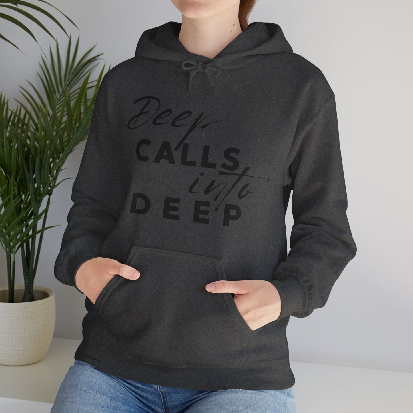 Unisex Hooded Sweatshirt - Deep calls into deep