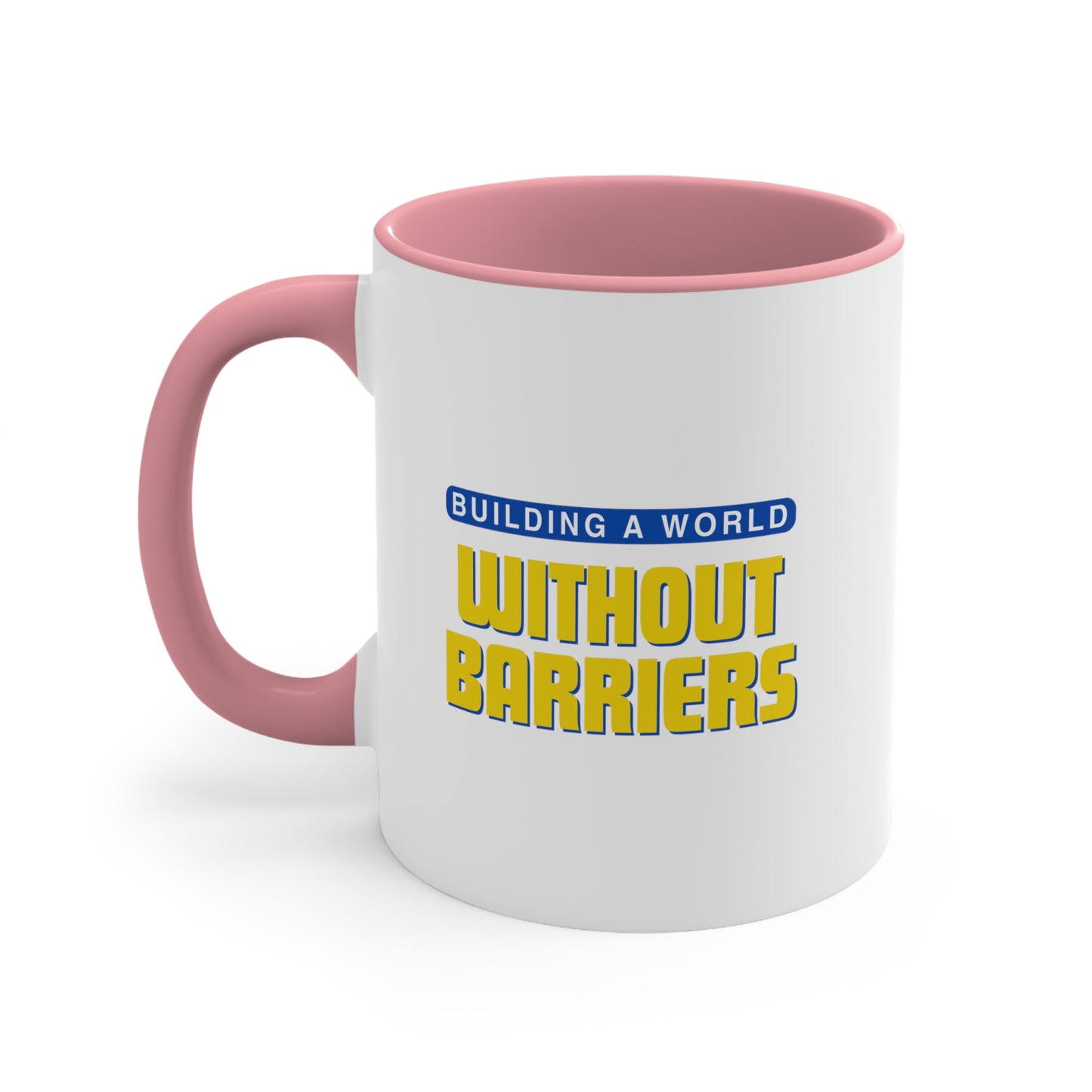 Accent Coffee Mug - Building a World Without Barriers