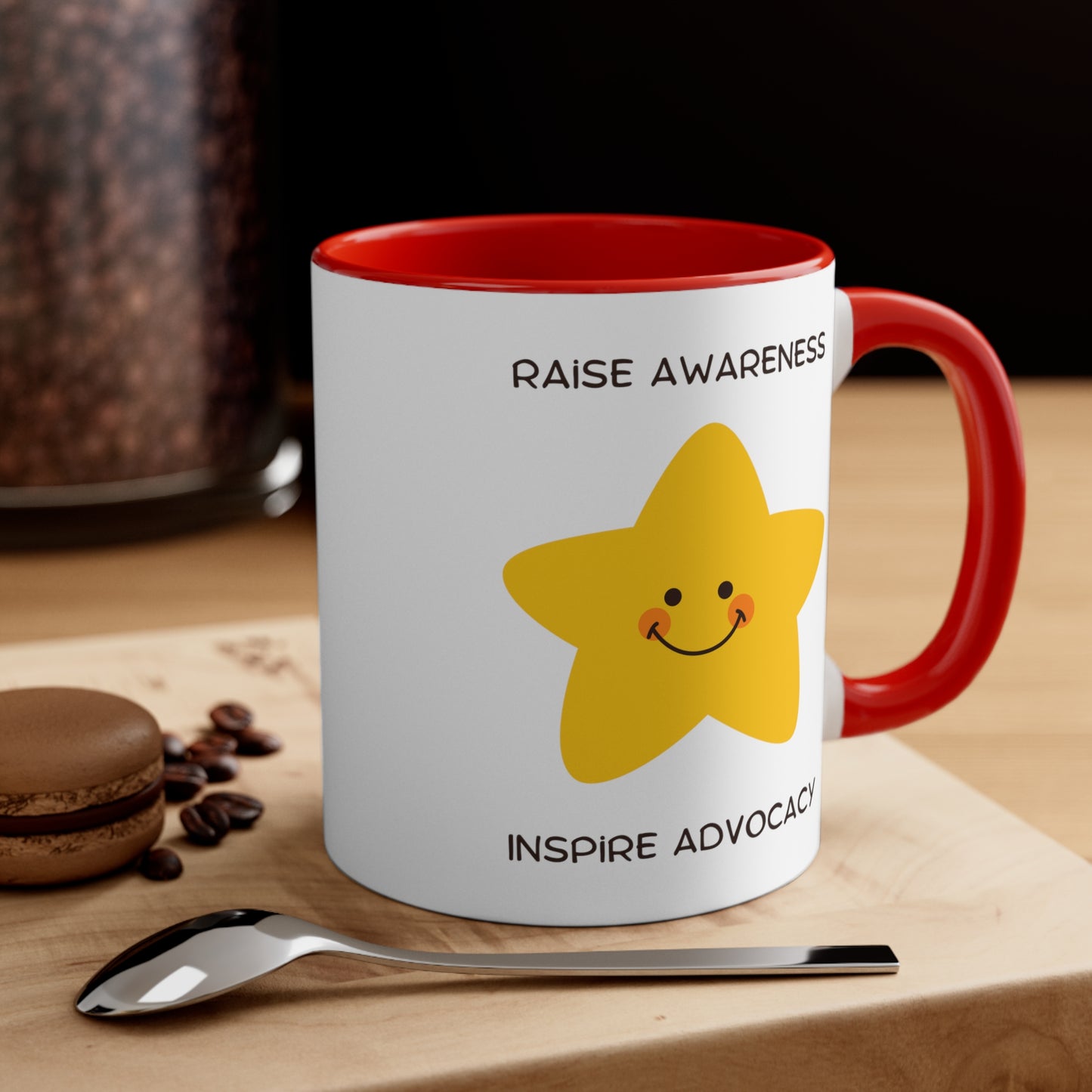 Accent Coffee Mug - Raise Awareness, Inspire Advocacy