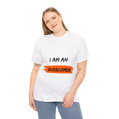 Unisex Heavy Cotton Tee -  I am an overcomer