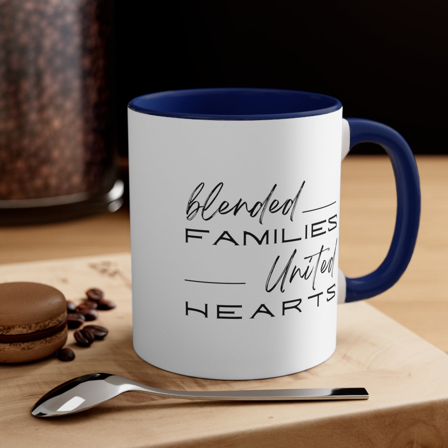 Accent Coffee Mug - Blended Families, United Hearts