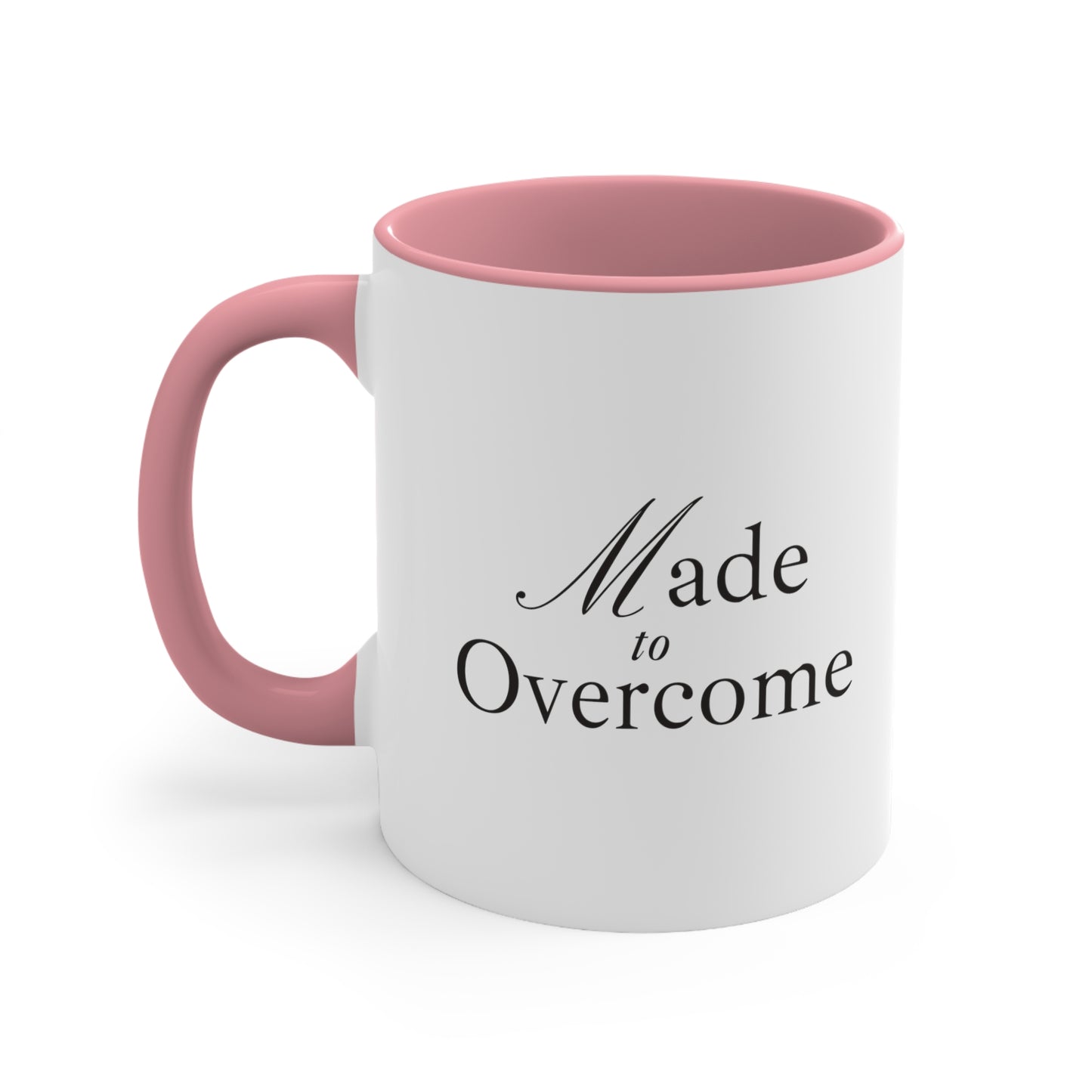 Accent Coffee Mug - Made to overcome