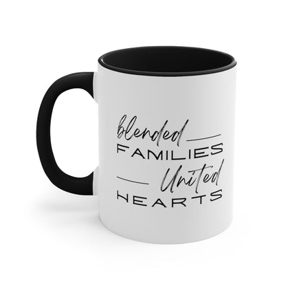 Accent Coffee Mug - Blended Families, United Hearts