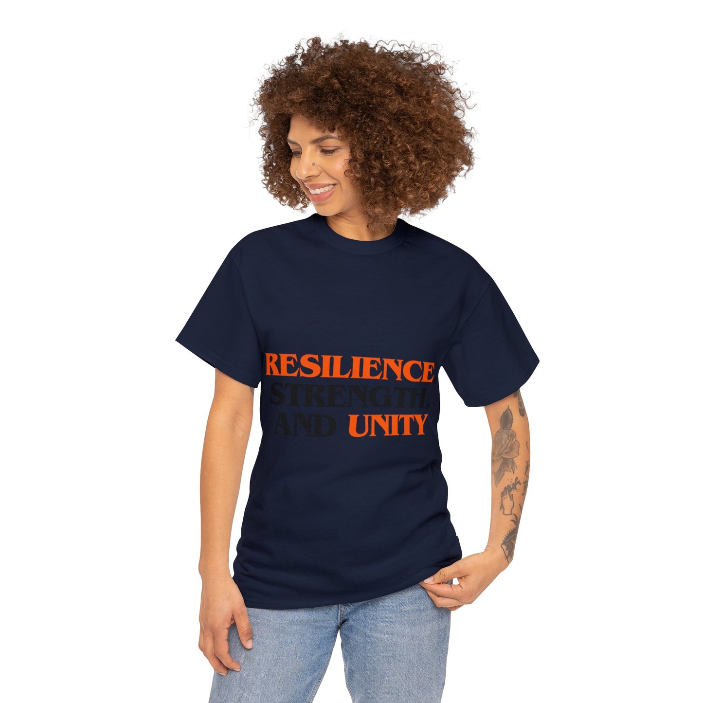 Unisex T-Shirt - Resilience, Strength, and Unity