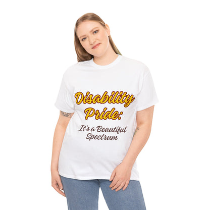 Unisex T-Shirt - Disability Pride: It's a Beautiful Spectrum