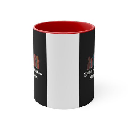 Accent Coffee Mug - Different Abilities, One World